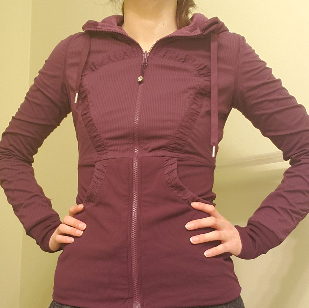 lululemon athletica Deep Purple Hooded Jacket